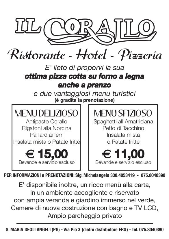 Volantino di un ristorante