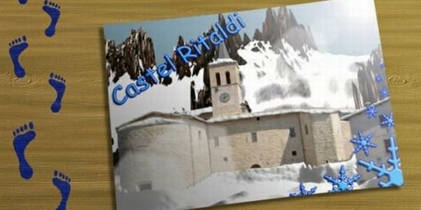 Cartolina astratta, prove di rendering 3D