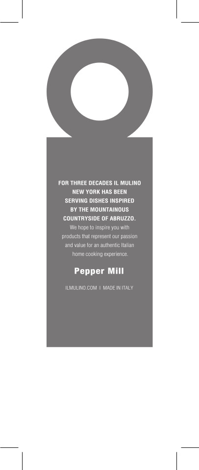 Packaging Il Mulino