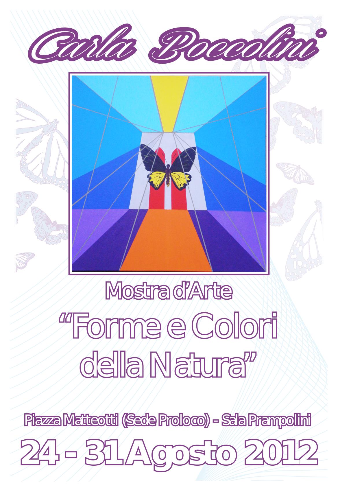 Locandina di una mostra di pittura