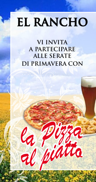 Flyer di un ristorante
